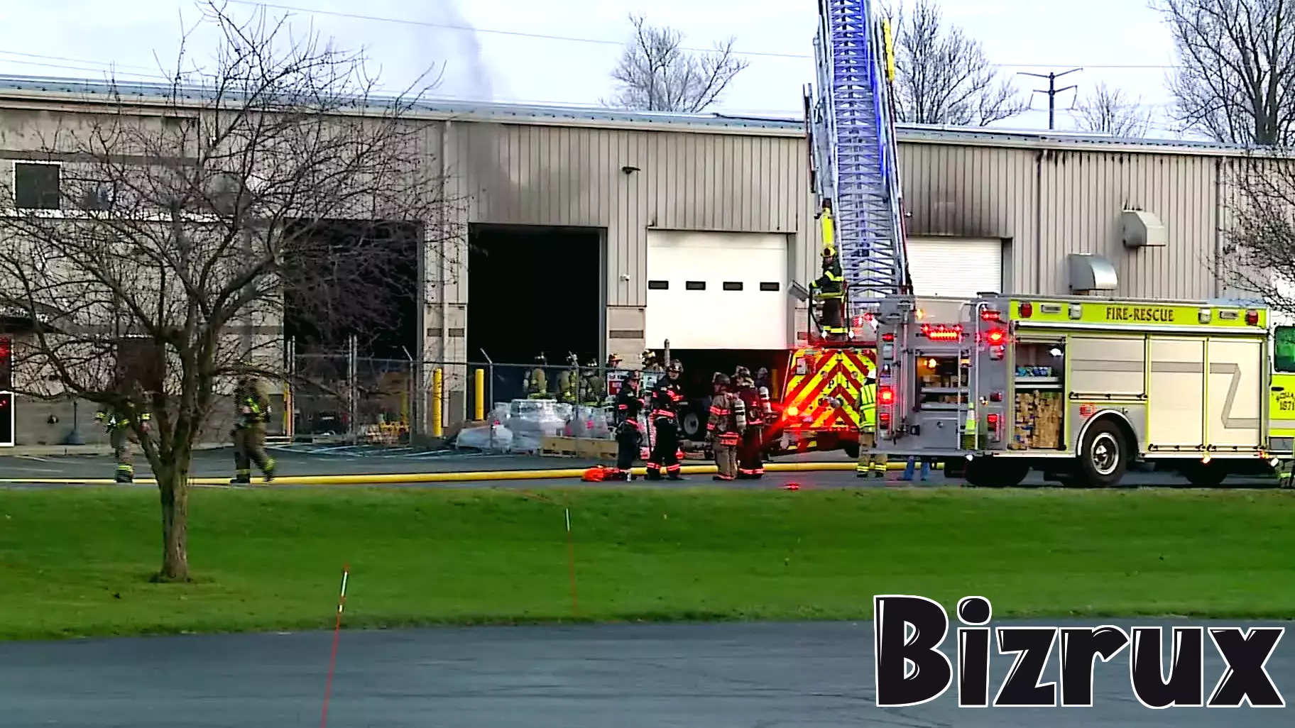 Firefighters Tackle Blaze at Local Business Near Marne