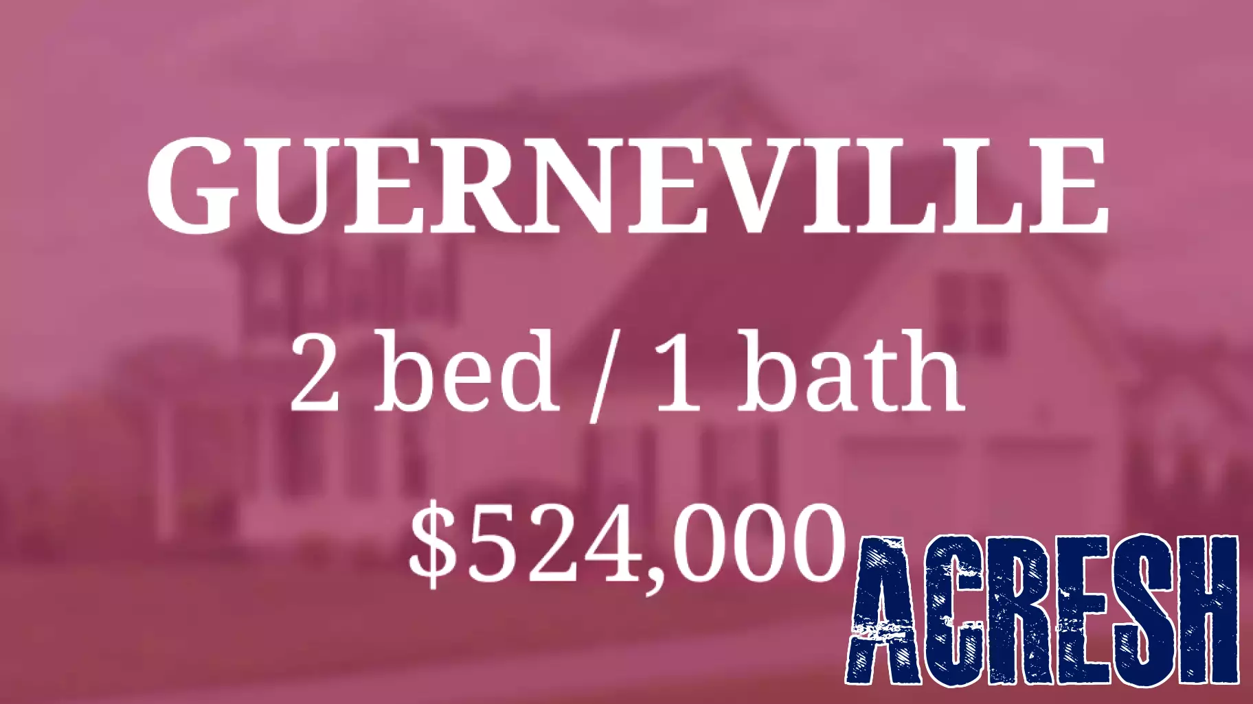 Sale closed in Guerneville: $524,000 for a single-family home